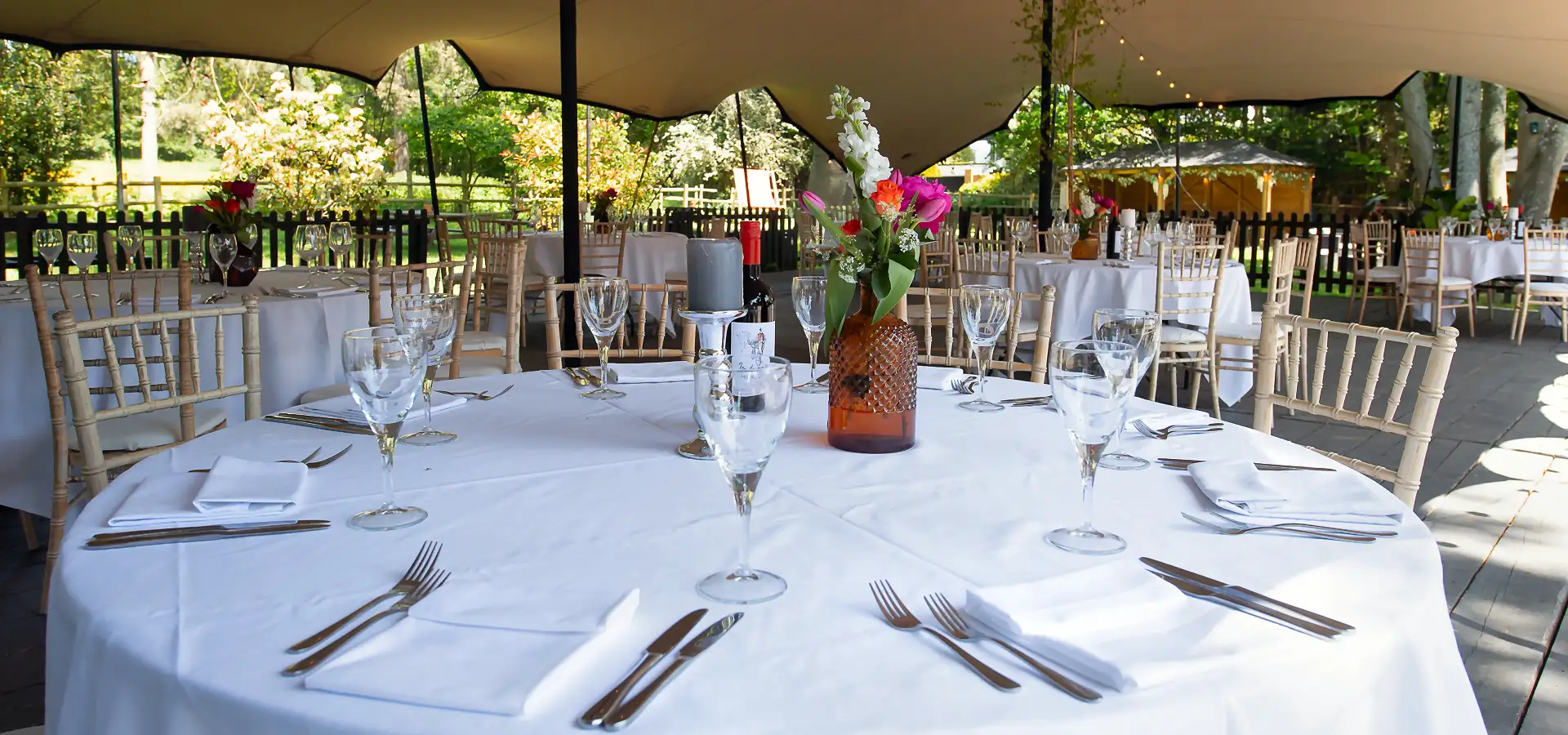 The Crown Inn Wedding Set Table