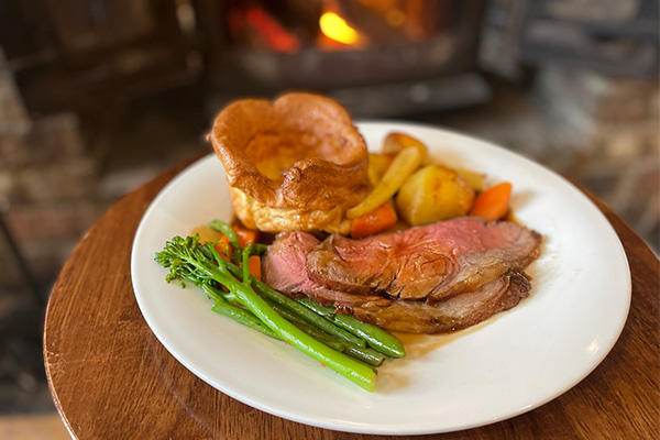 Roast Dinner by Fire